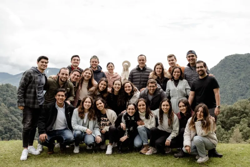 El equipo de Meditación del Día en Chilapa, Veracruz